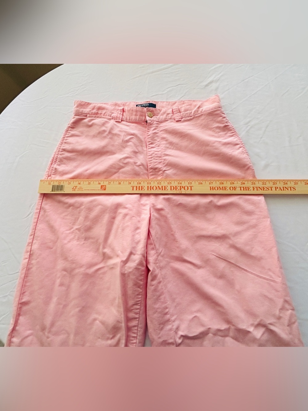 Polo Ralph Lauren Pink 100% Cotton Philip Pant Women’s Medium - Picture 7 of 9